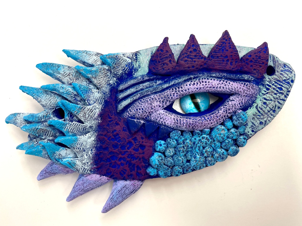 Dragon Eye Clay Sculptures
